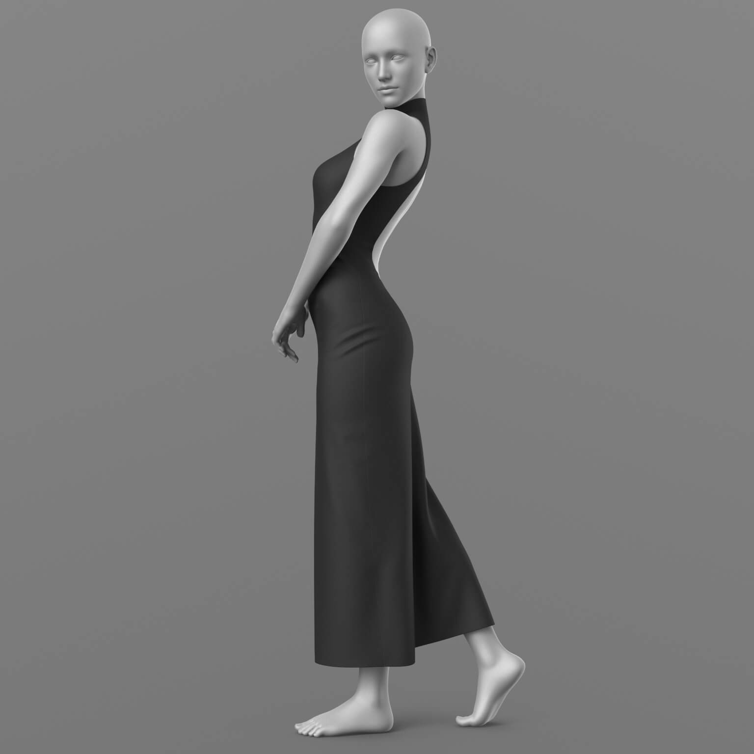 Evening Dress and Shoes G8 Female Daz Content