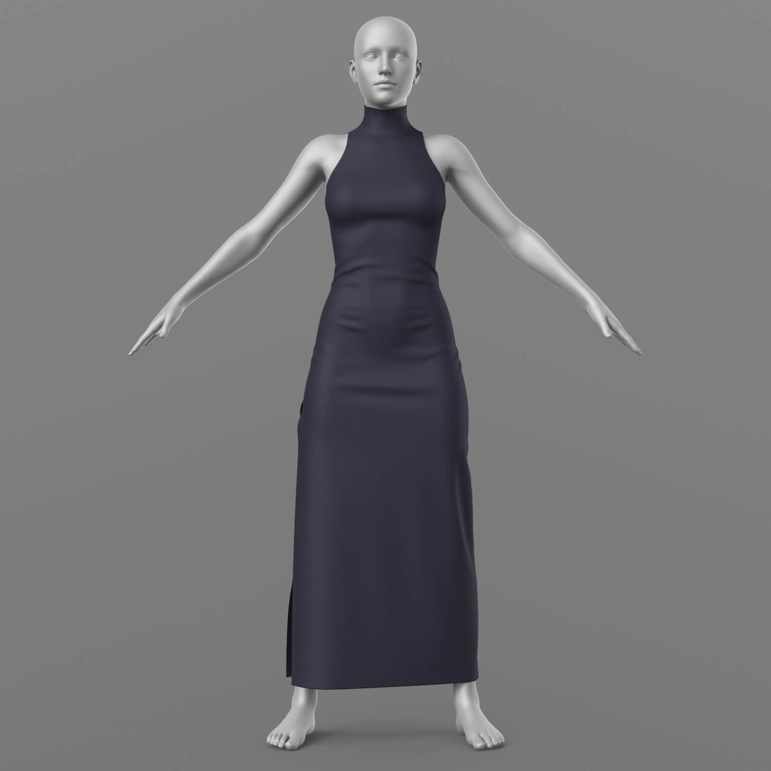 Evening Dress and Shoes G8 Female Daz Content