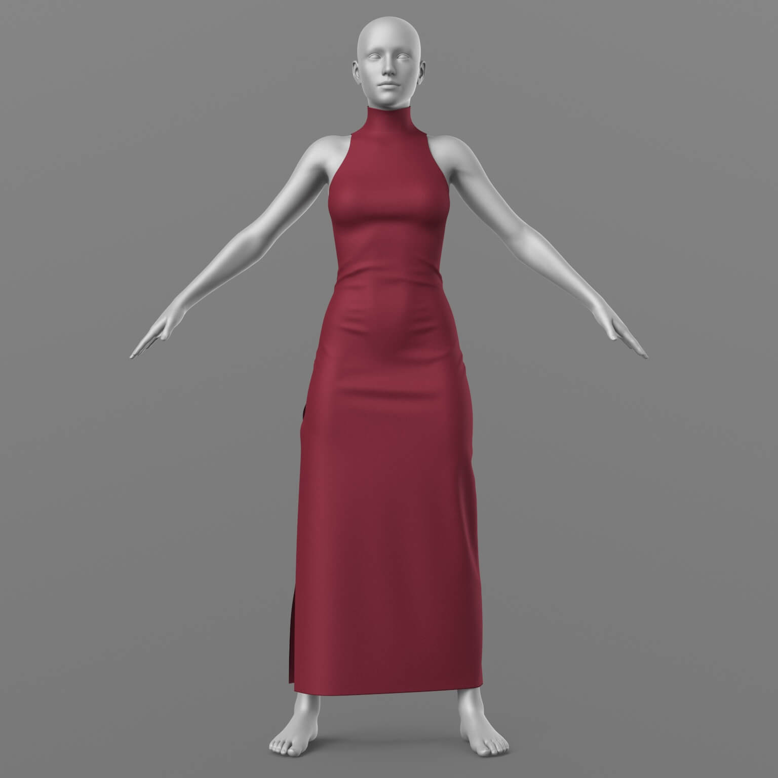 Evening Dress and Shoes G8 Female Daz Content