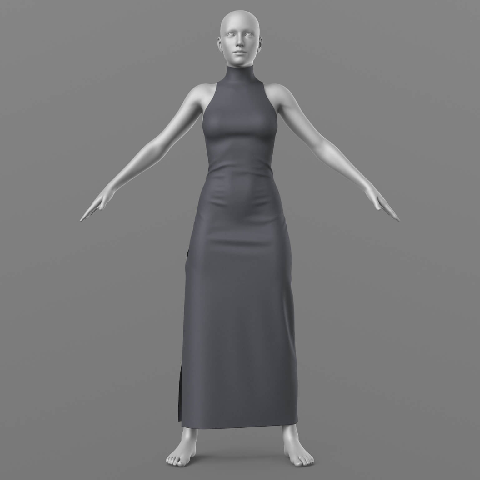 Evening Dress and Shoes G8 Female Daz Content