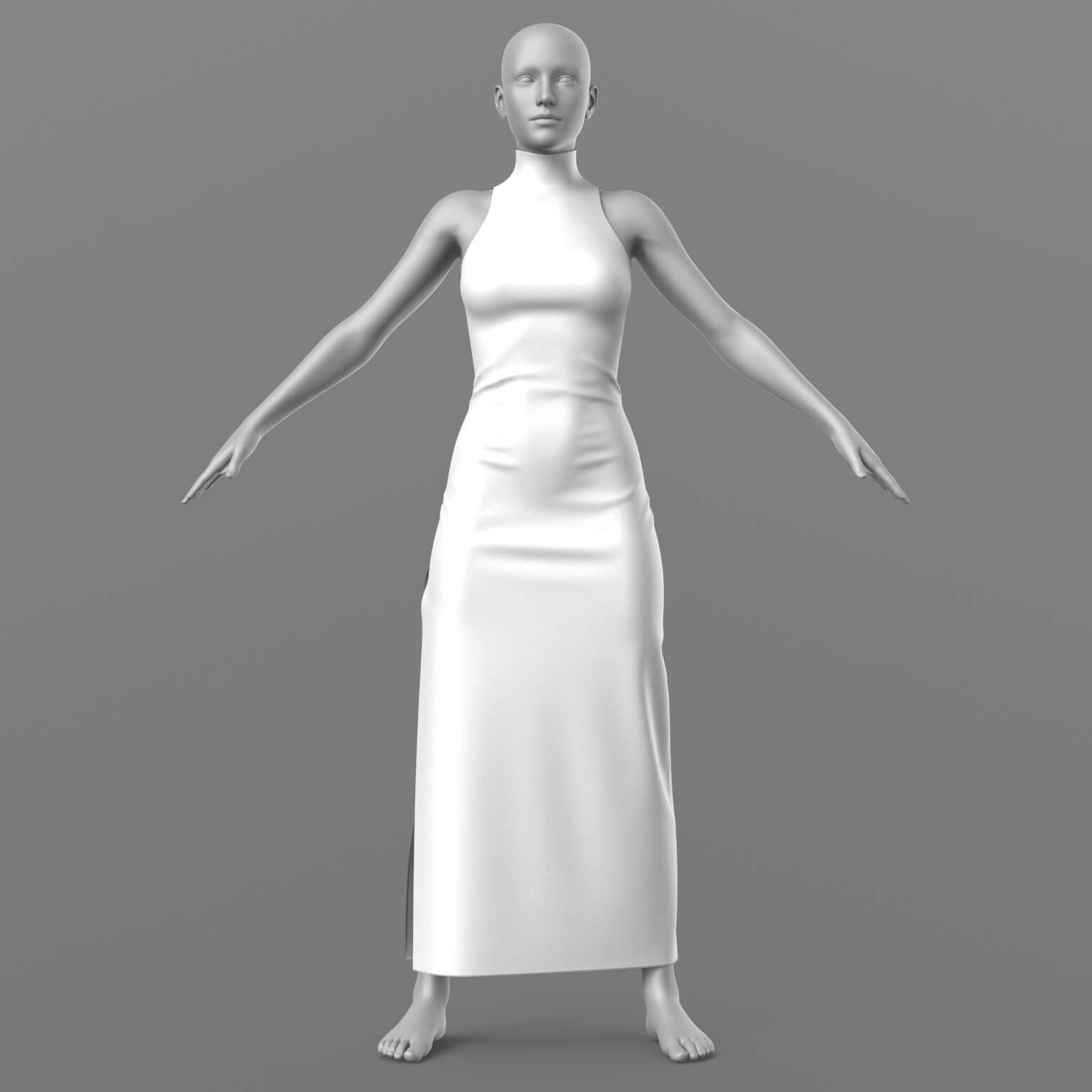 Evening Dress and Shoes G8 Female Daz Content