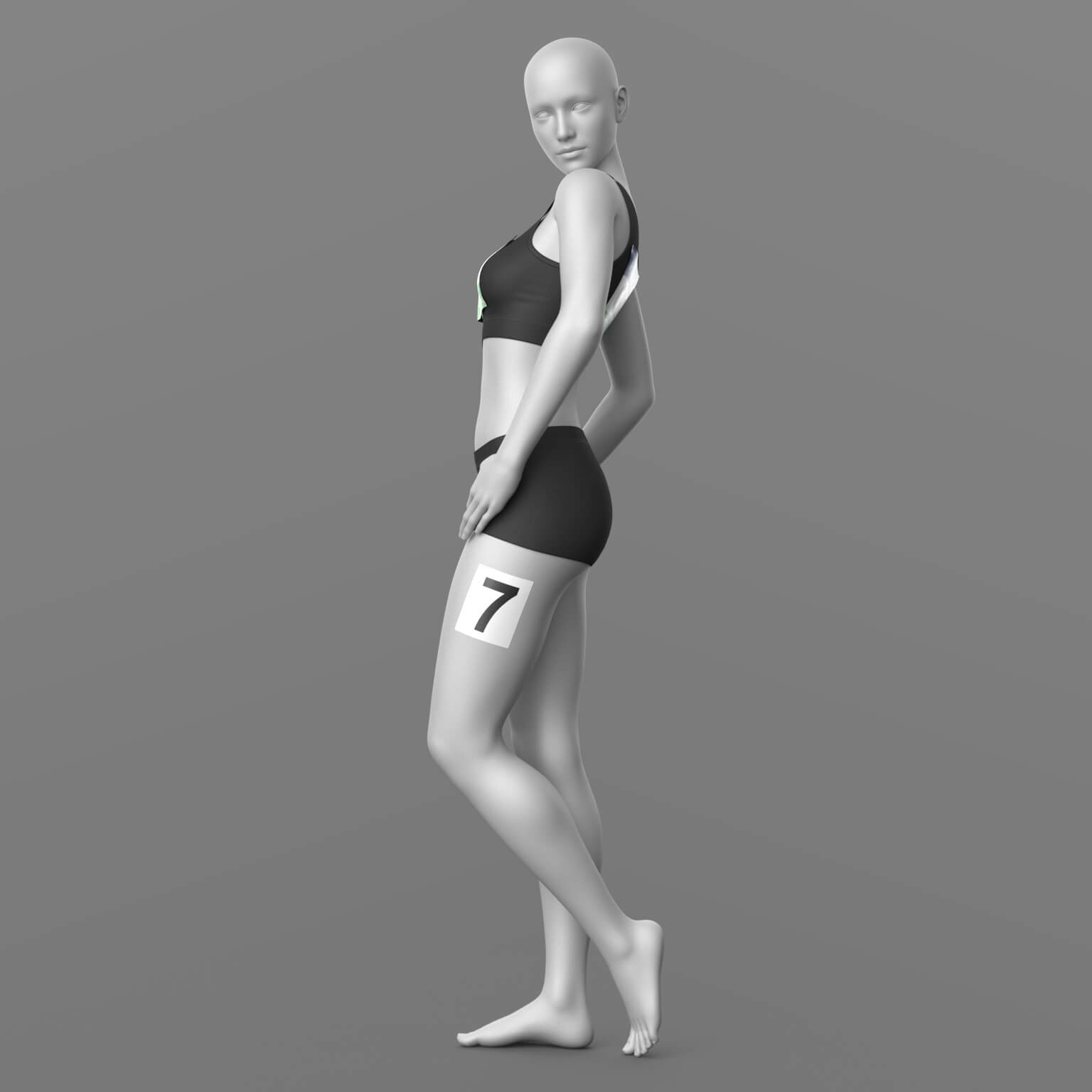 Female Athlete Set G8 Daz Content