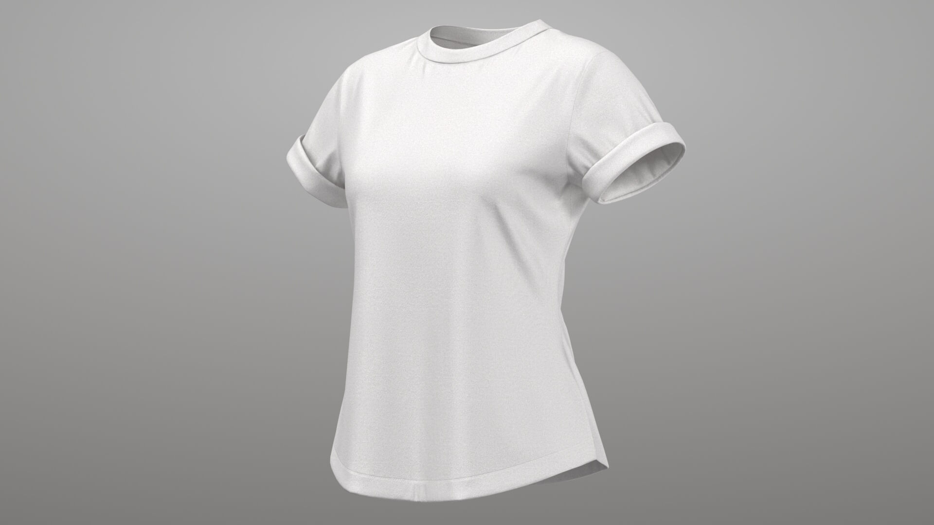 Female Leather Jacket 1v and T-Shirt 2v 3D Model