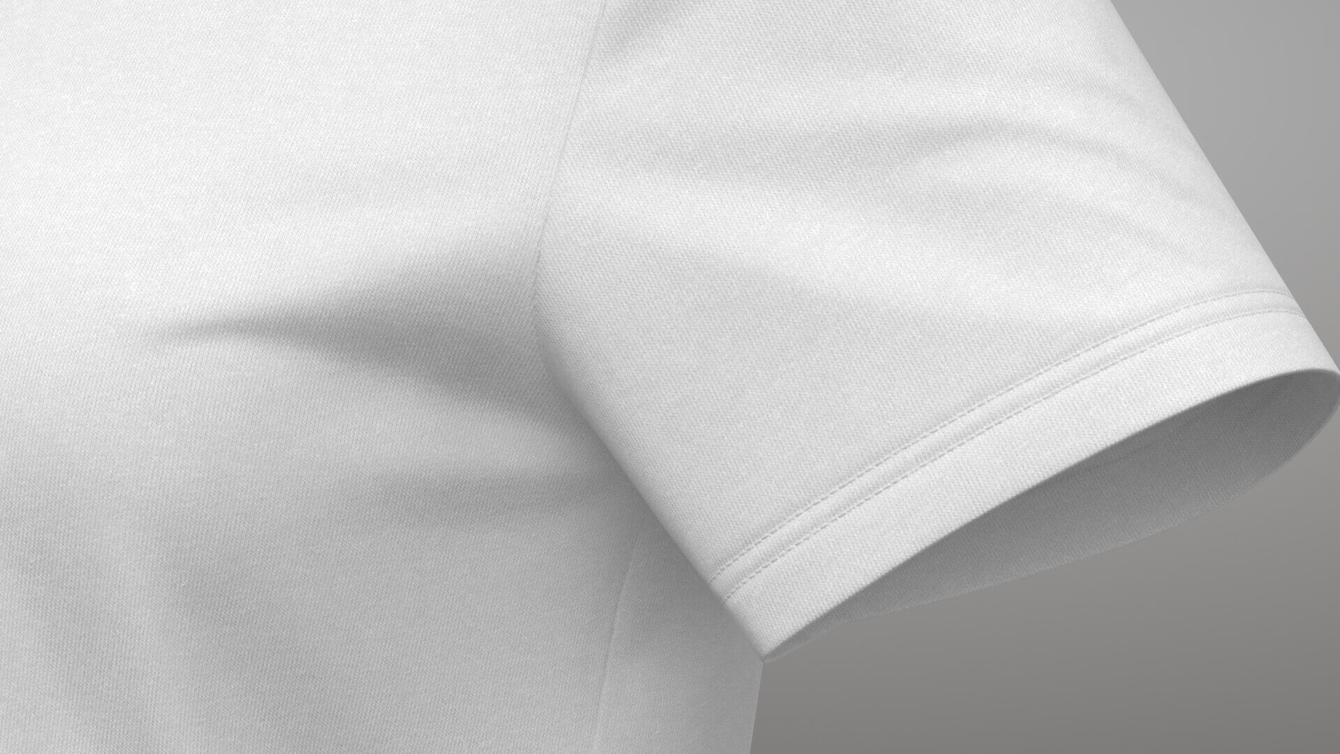 Female Short T-Shirt 3D Model
