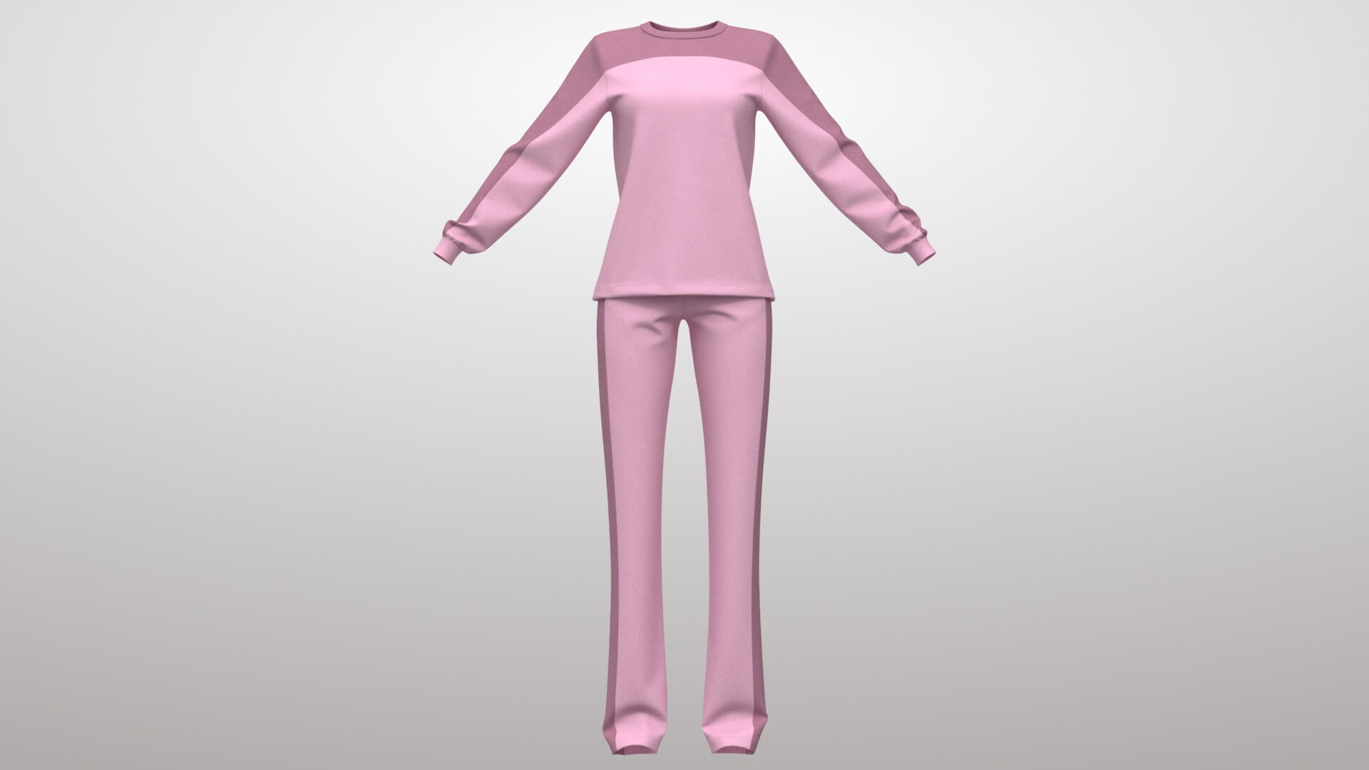 Female Sportswear 1v 3D Model
