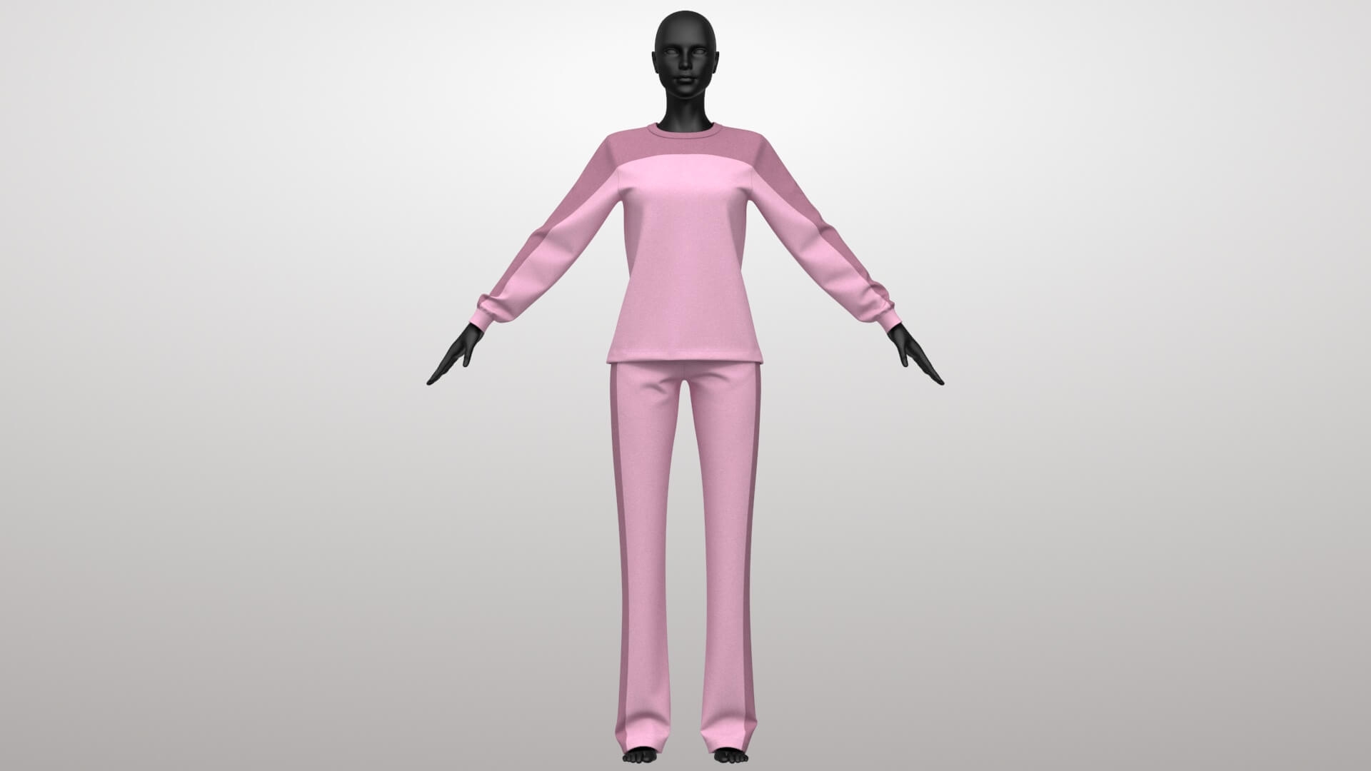 Female Sportswear 1v 3D Model