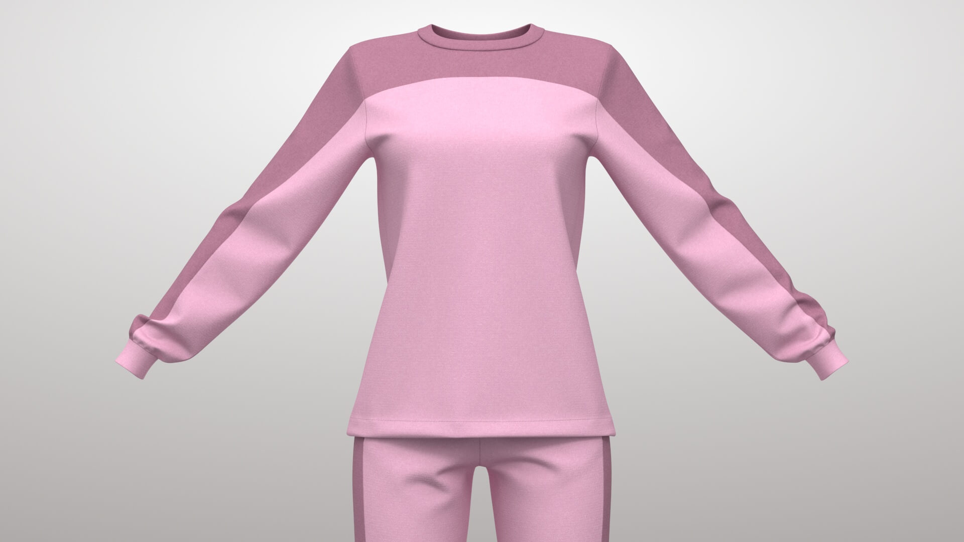 Female Sportswear 1v 3D Model