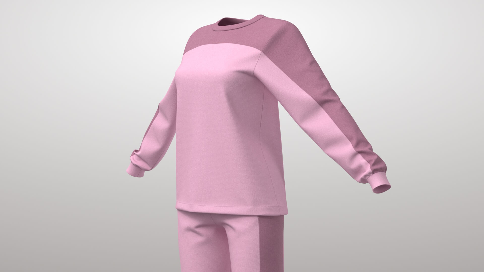 Female Sportswear 1v 3D Model