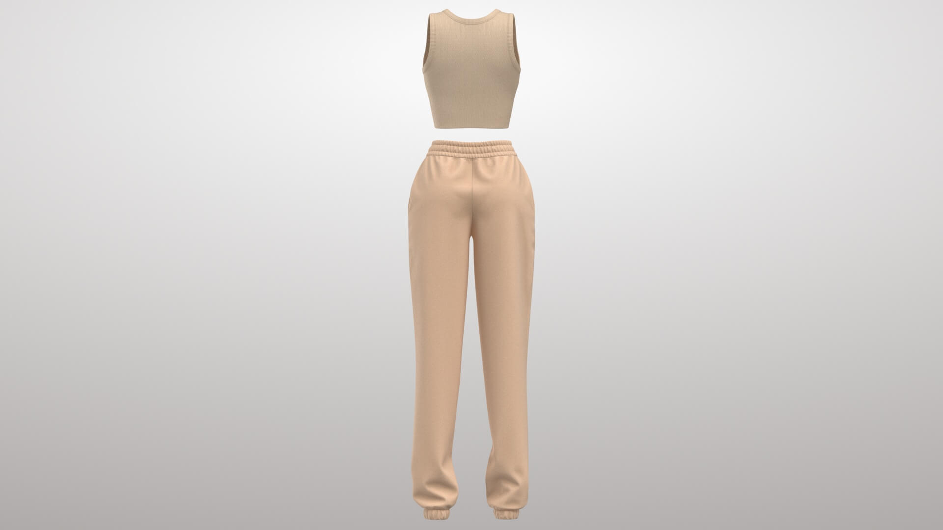 Female Sportswear Top 3D Model