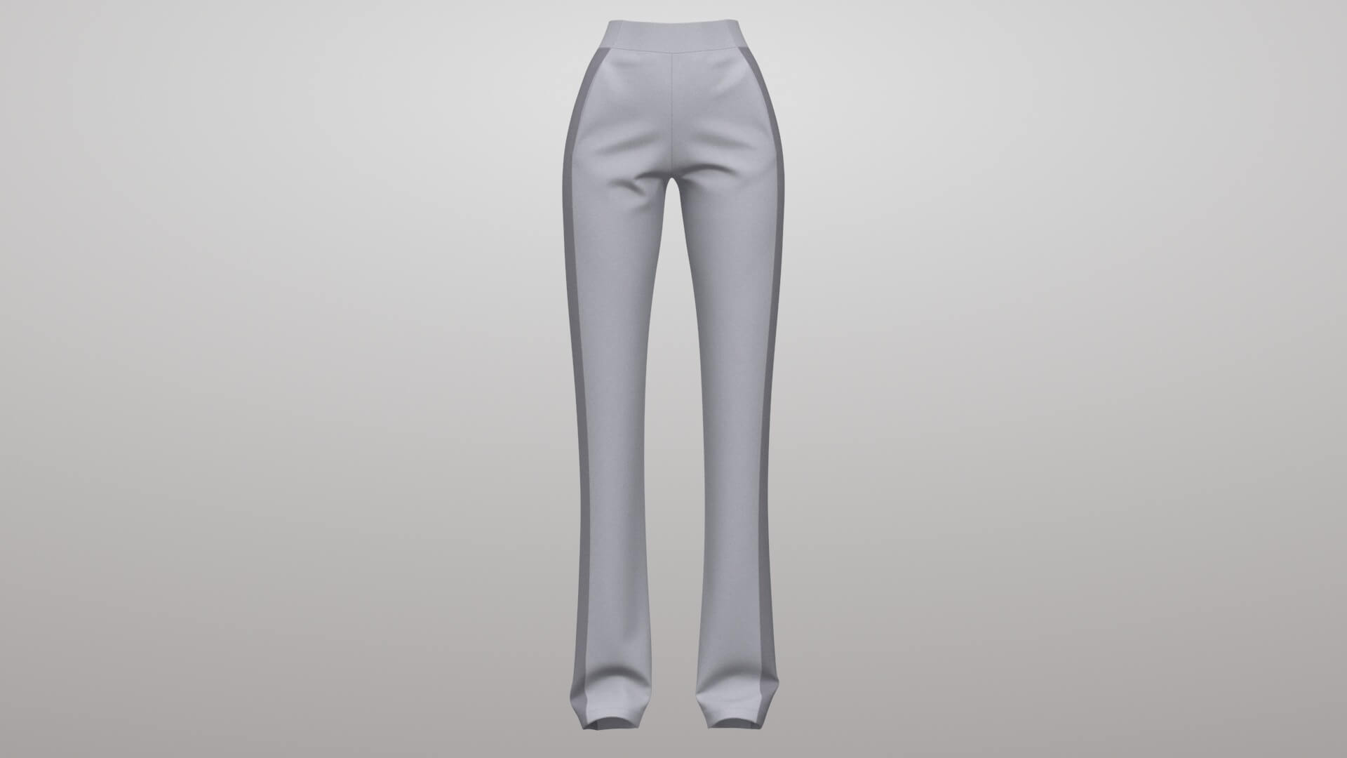 Female Sweatpants 2v 3D Model