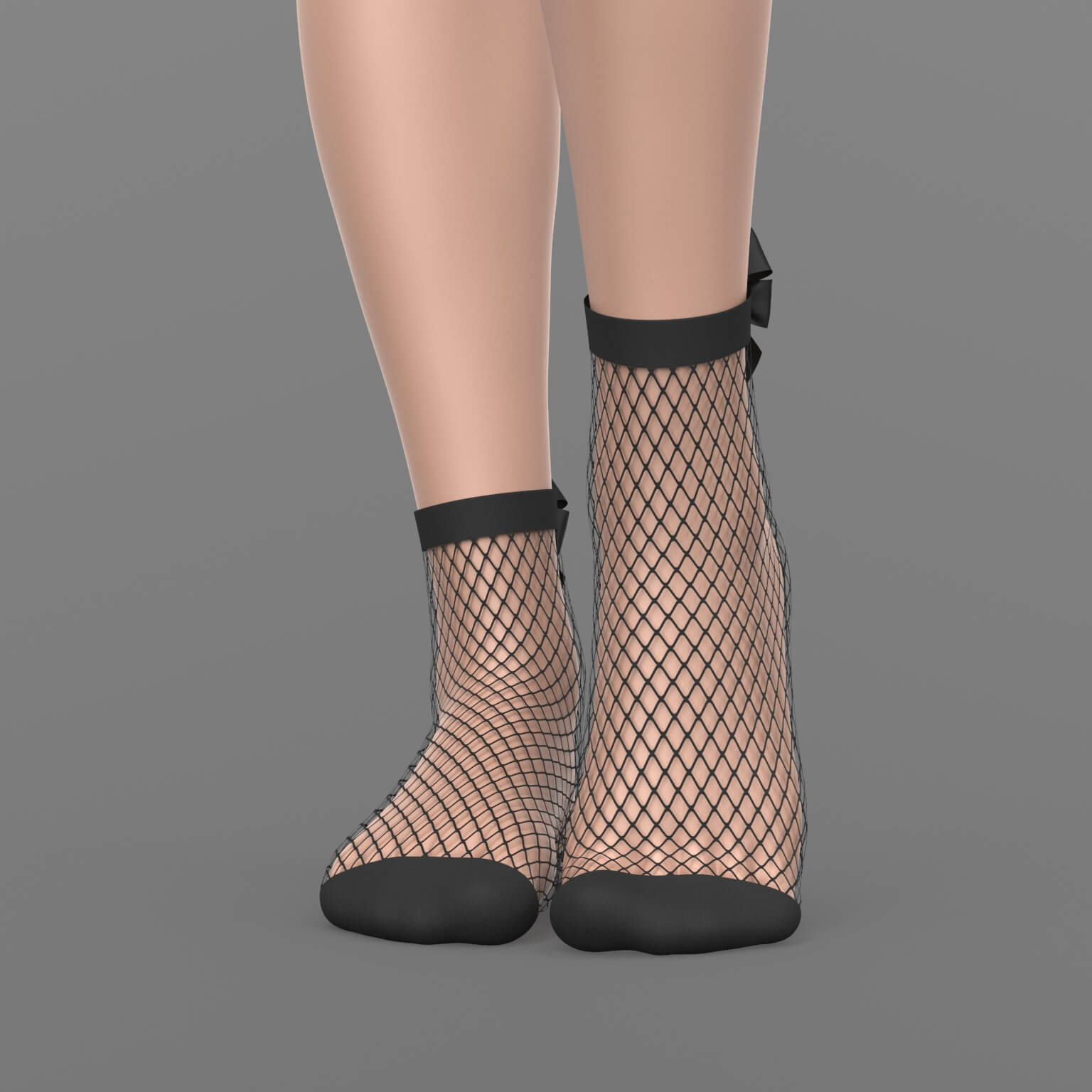 Fishnet Socks with Bow G8 Female Daz Content