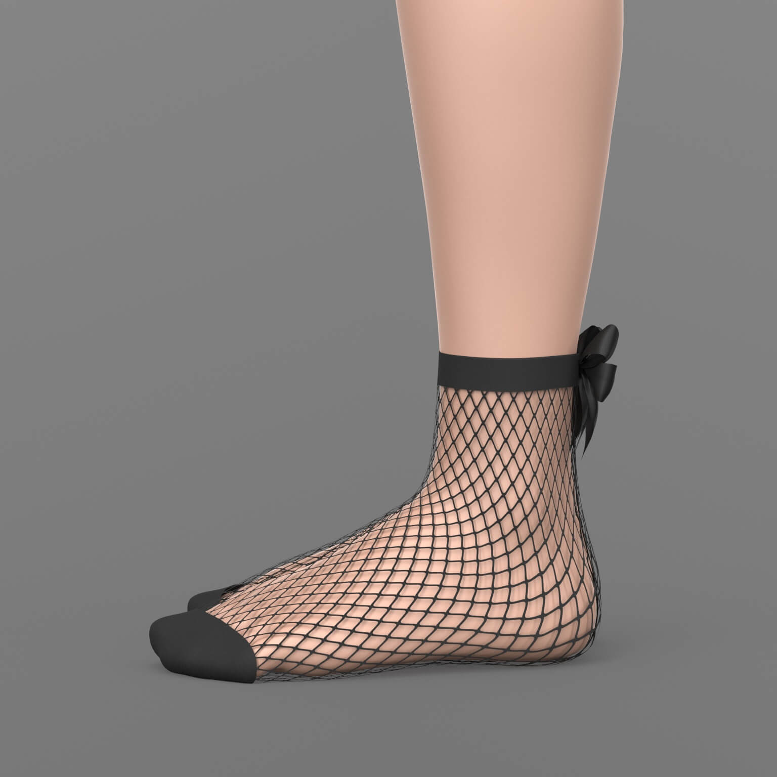 Fishnet Socks with Bow G8 Female Daz Content