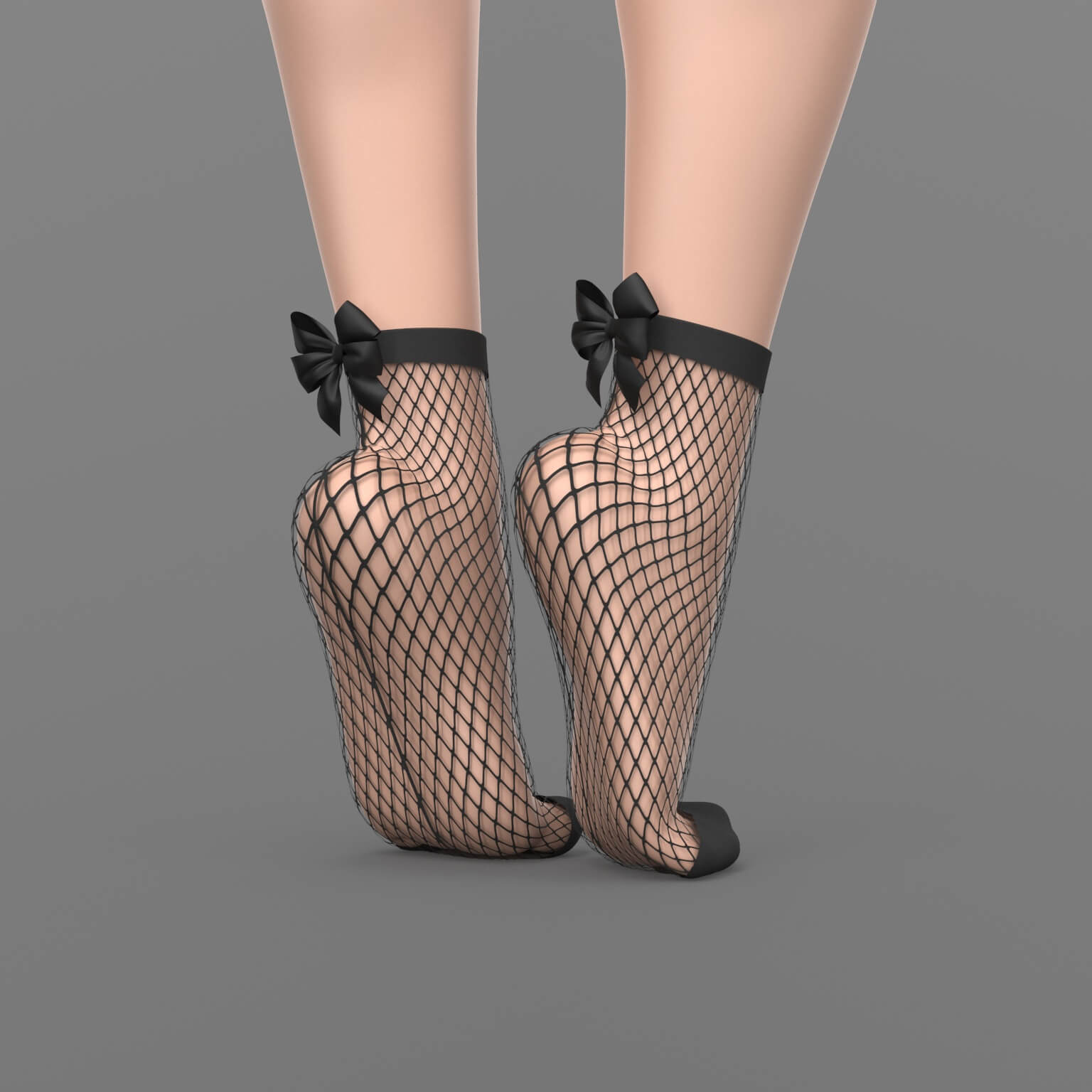Fishnet Socks with Bow G8 Female Daz Content