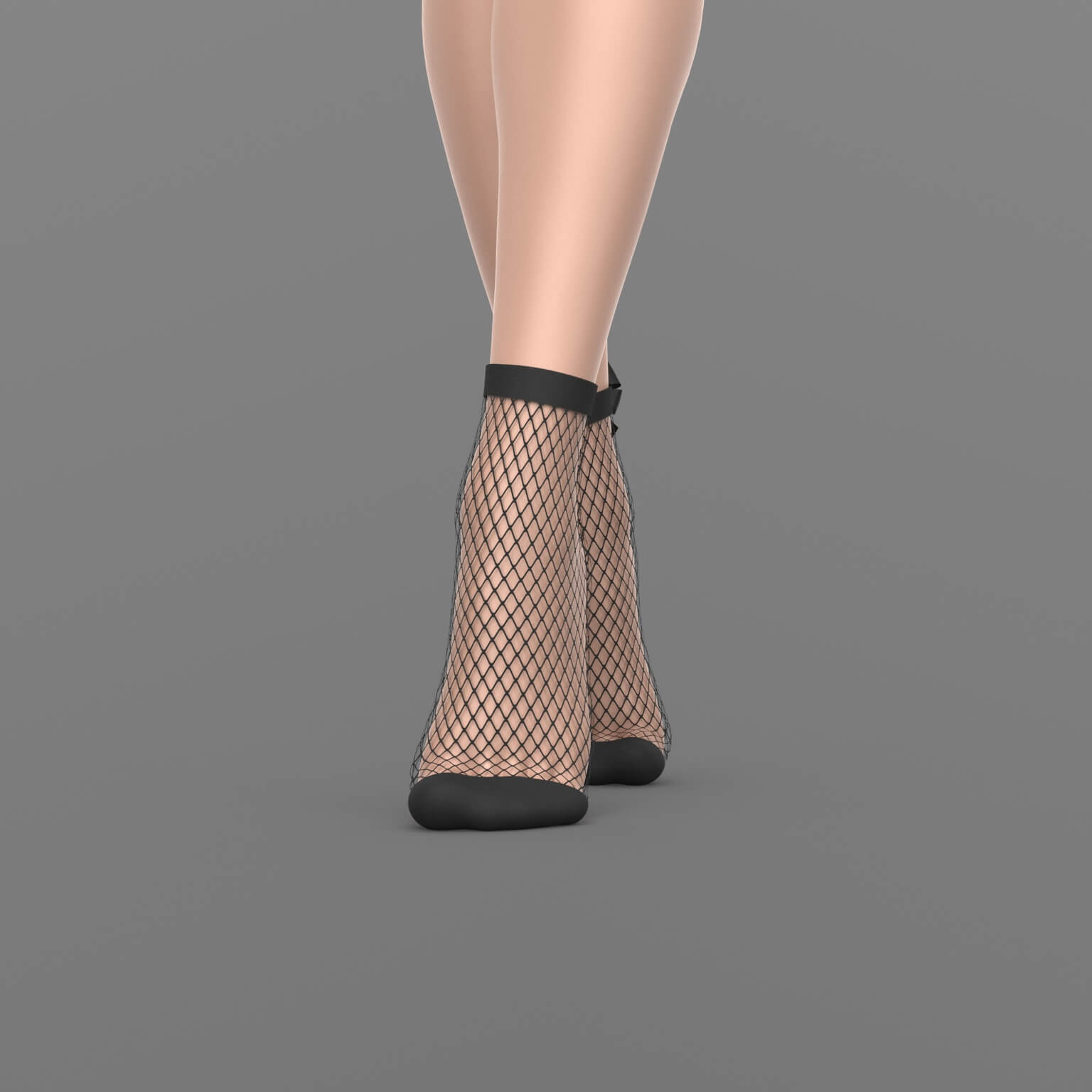 Fishnet Socks with Bow G8 Female Daz Content