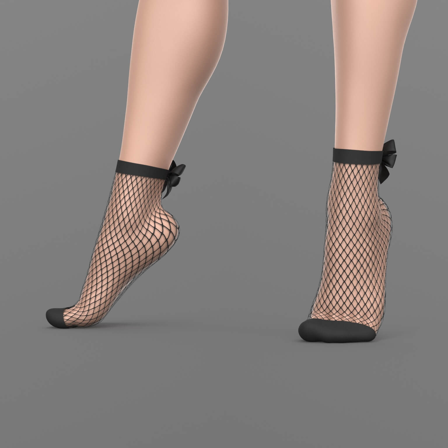 Fishnet Socks with Bow G8 Female Daz Content