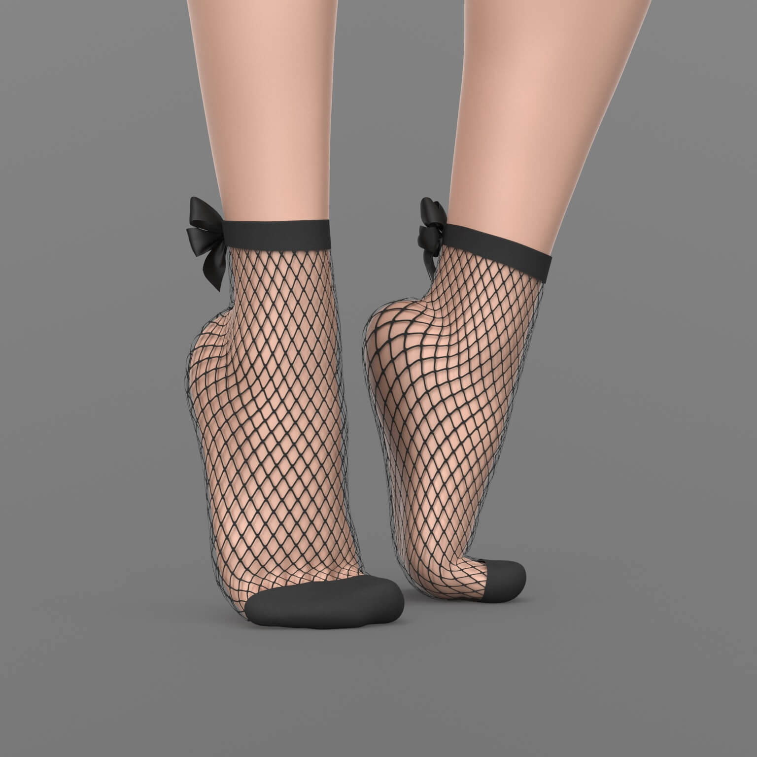 Fishnet Socks with Bow G8 Female Daz Content