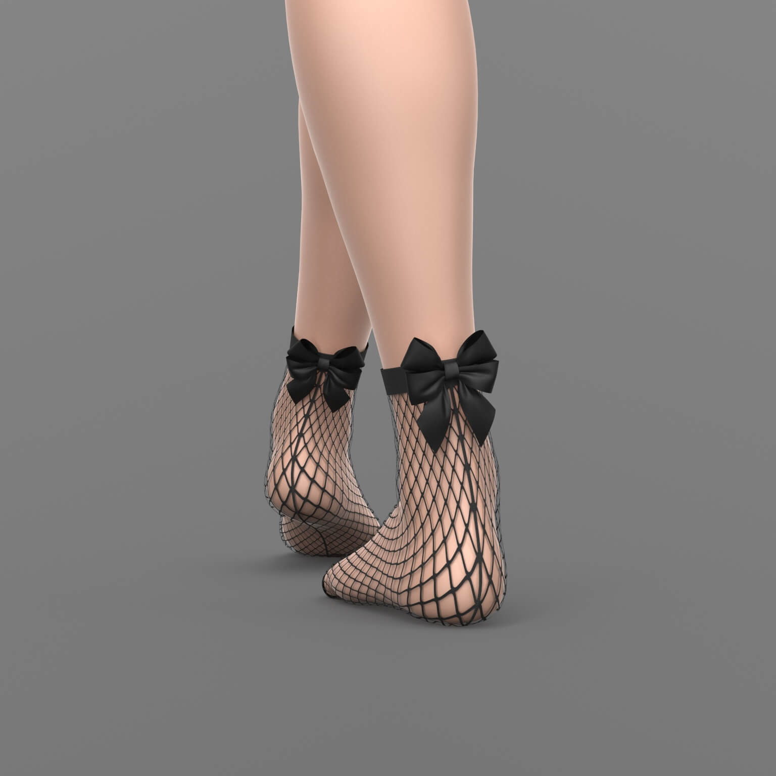 Fishnet Socks with Bow G8 Female Daz Content