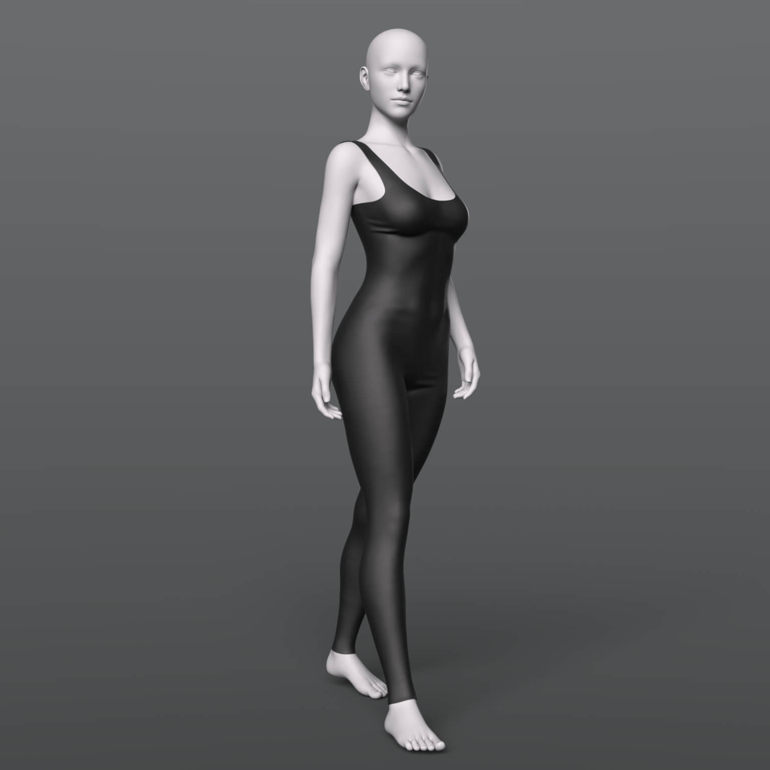 Fitness Jumpsuit 02v G8F Daz Content