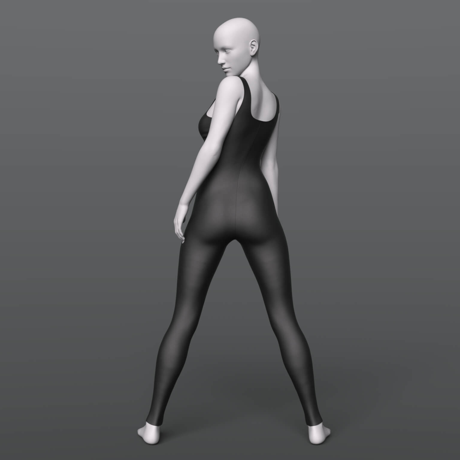 Fitness Jumpsuit 02v G8F Daz Content