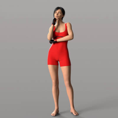 Fitness Jumpsuit and Sports Gloves G8F