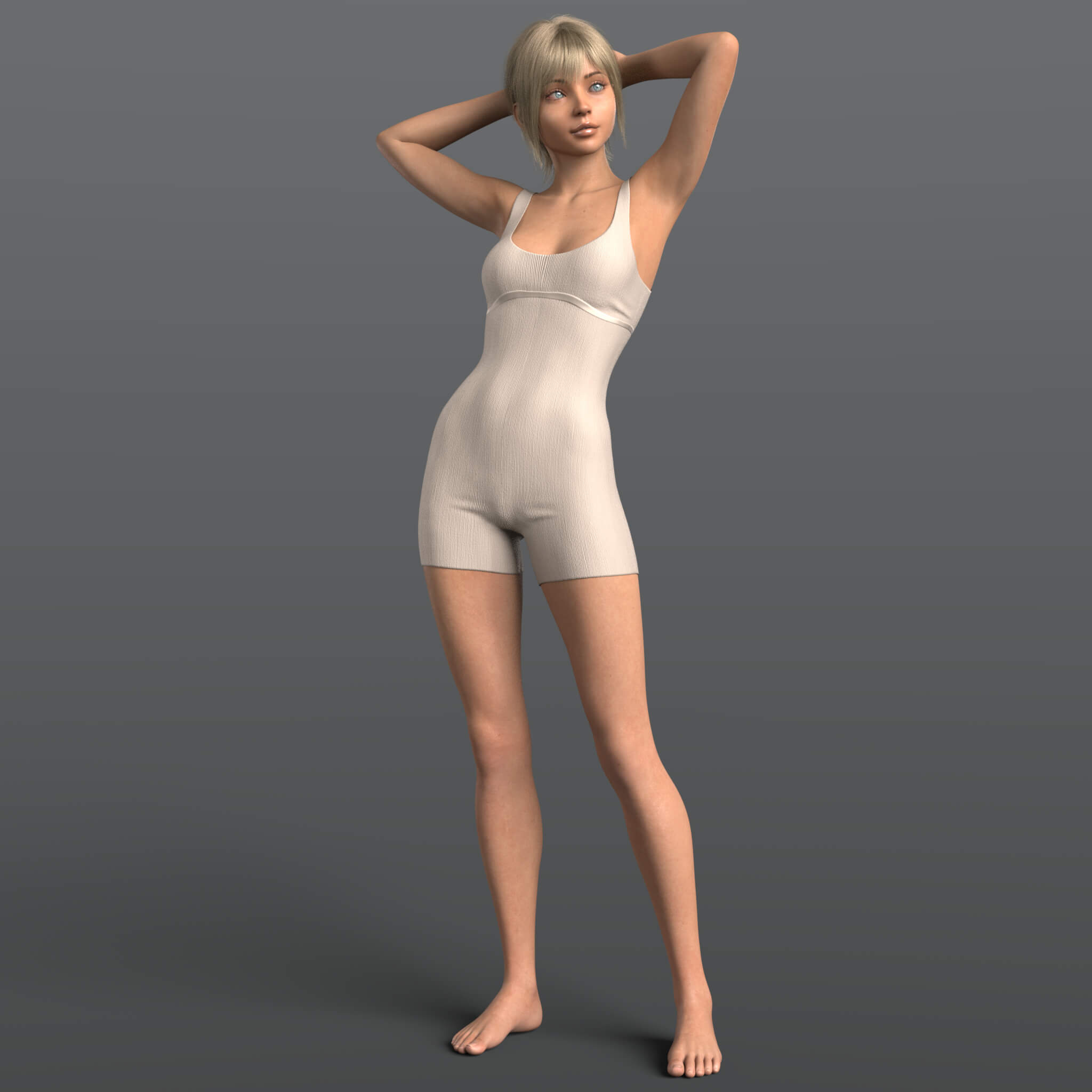 Fitness Jumpsuit G8F Daz Content