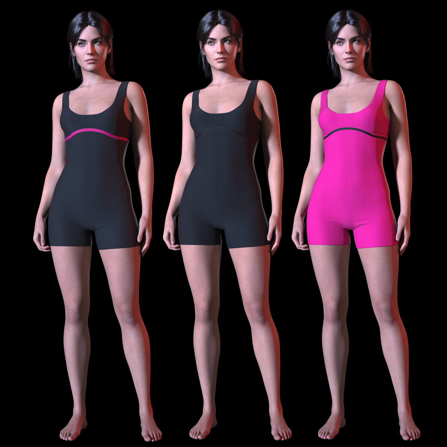 Fitness Jumpsuit G8F G9 Daz Content