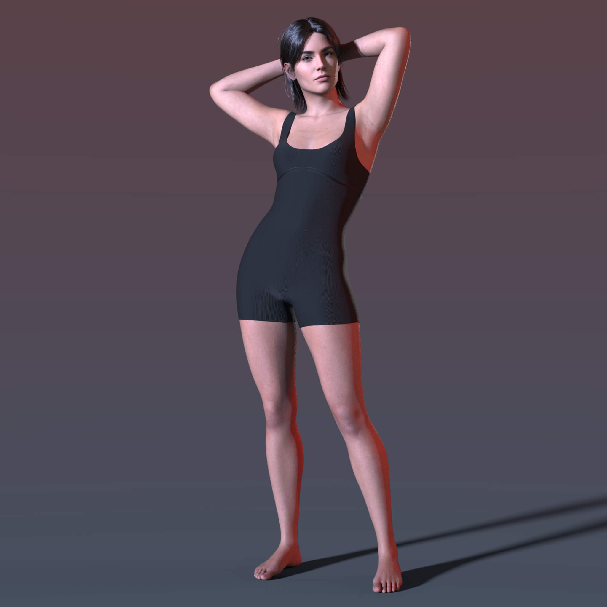 Fitness Jumpsuit G9 Daz Content