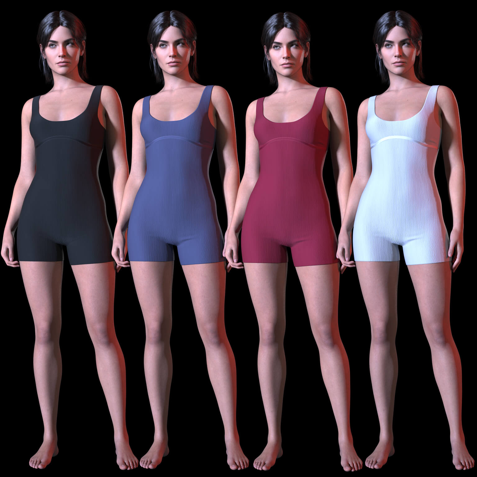 Fitness Jumpsuit G8F G9 Daz Content