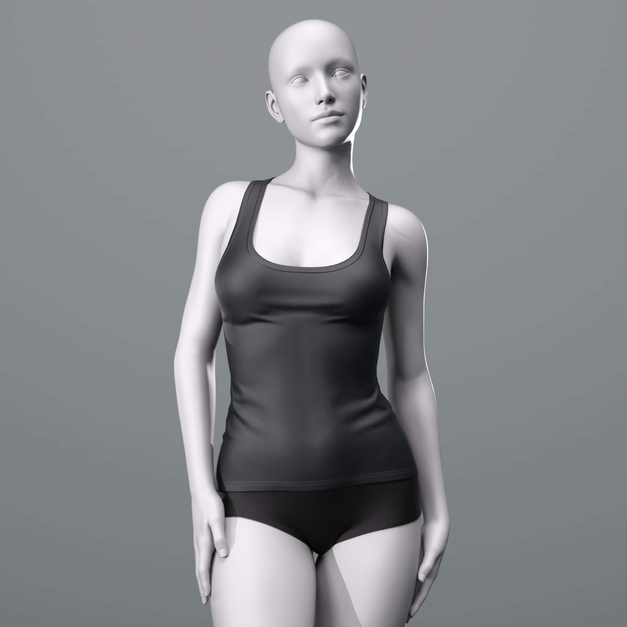 Fitness Tank Top G8F Daz Content