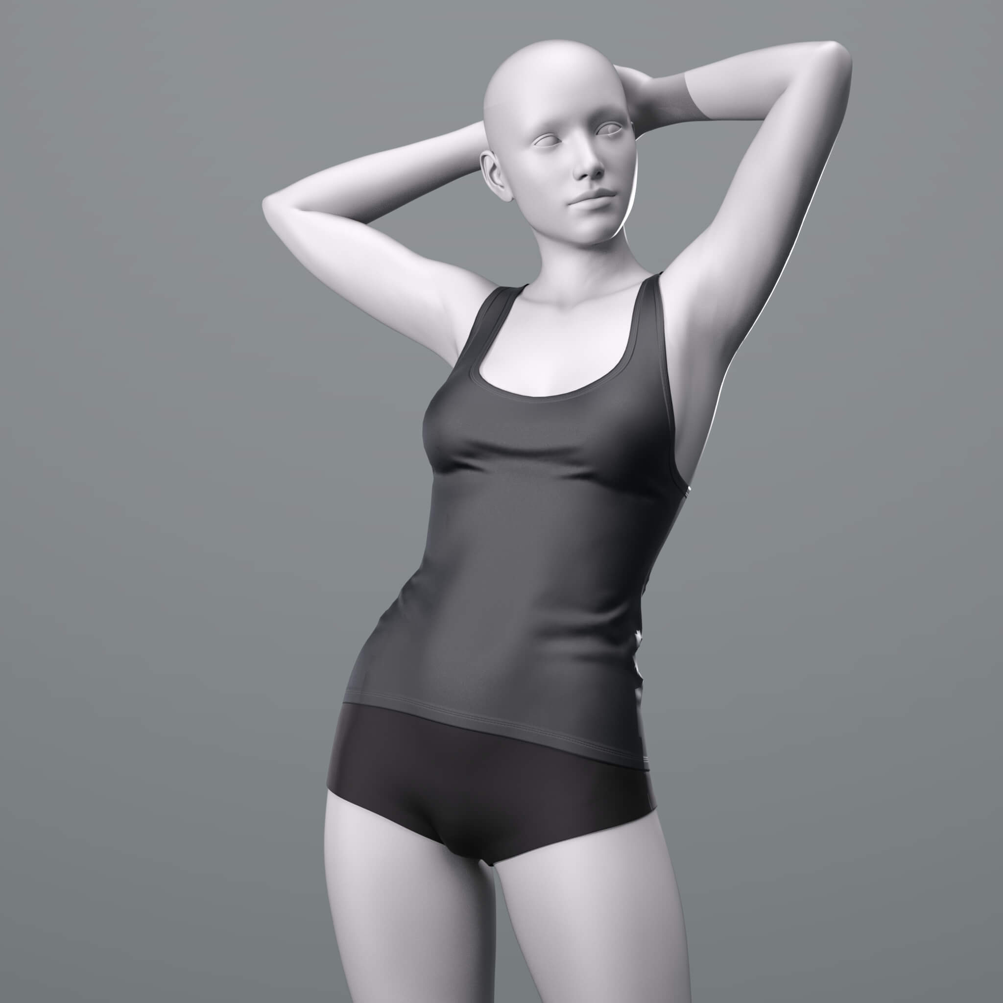 Fitness Tank Top G8F G9 Daz Content
