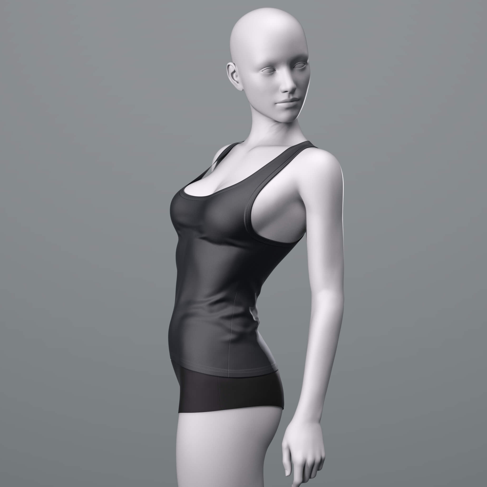 Fitness Tank Top G8F Daz Content