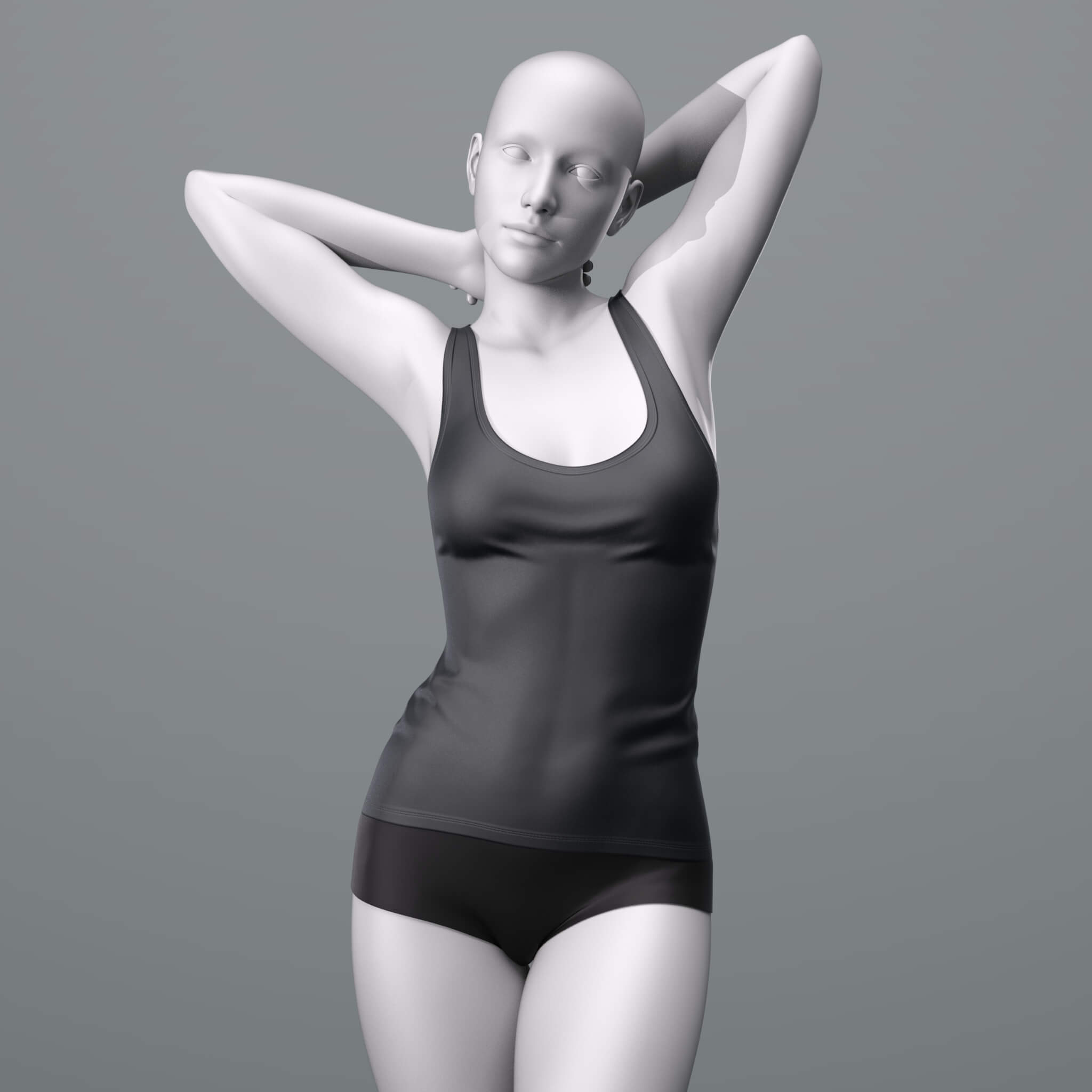 Fitness Tank Top G8F G9 Daz Content