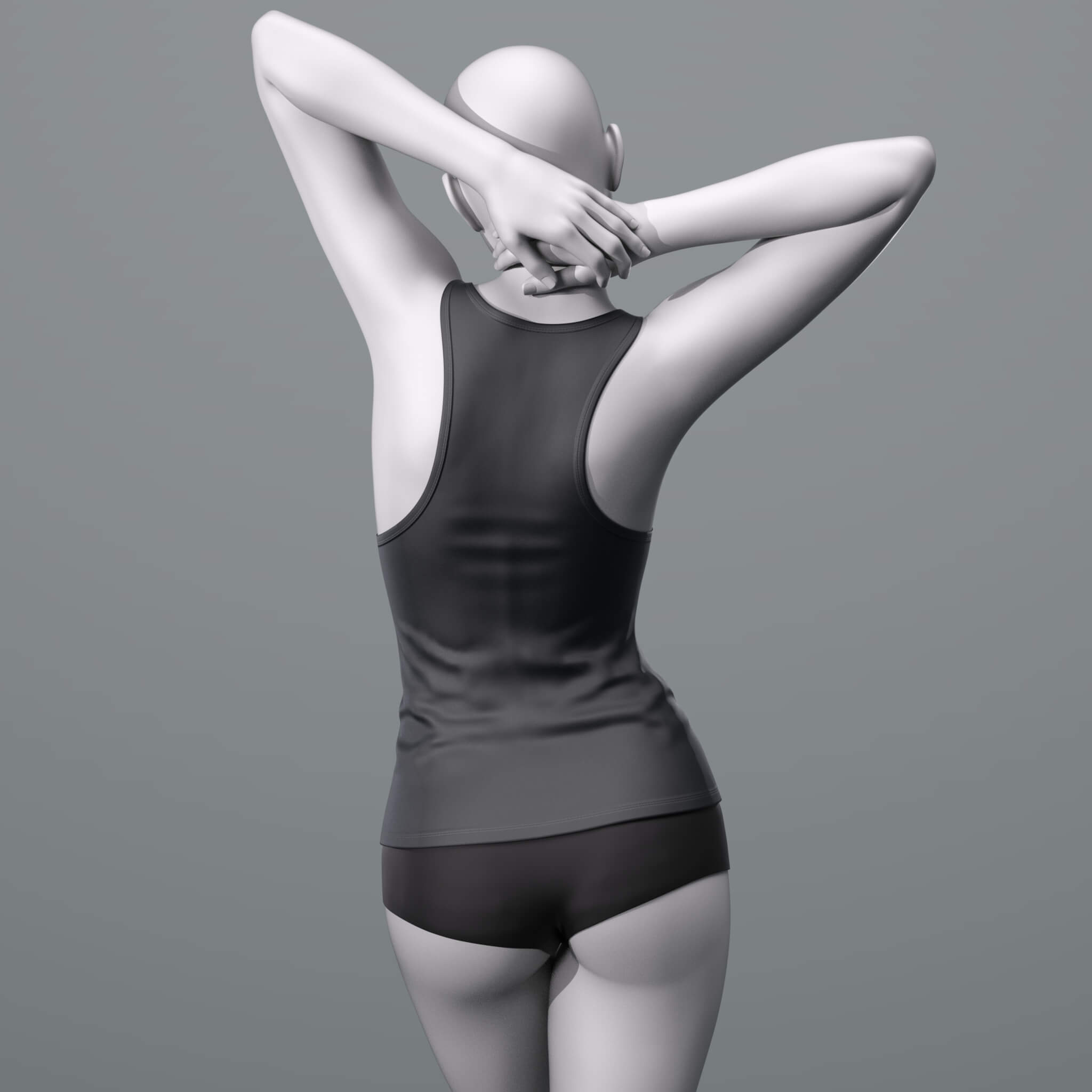 Fitness Tank Top G8F G9 Daz Content