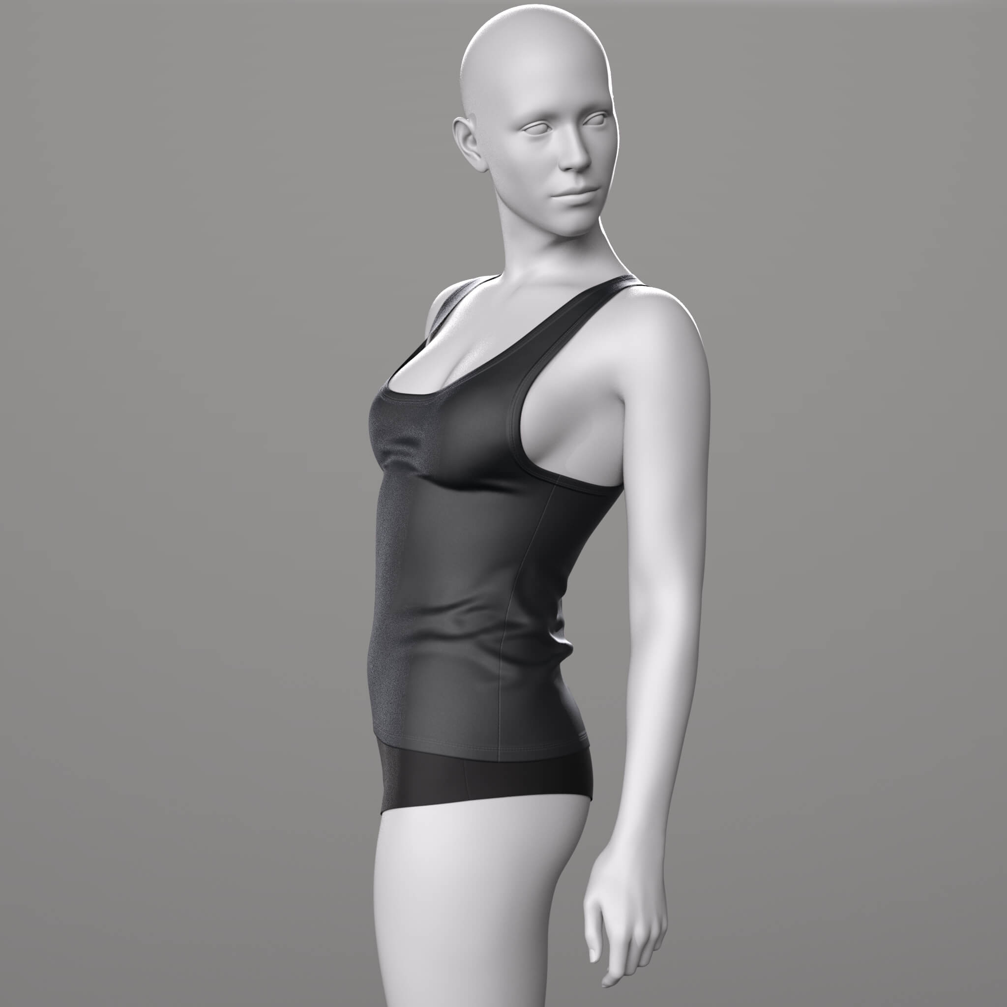 Fitness Tank Top G8F G9 Daz Content
