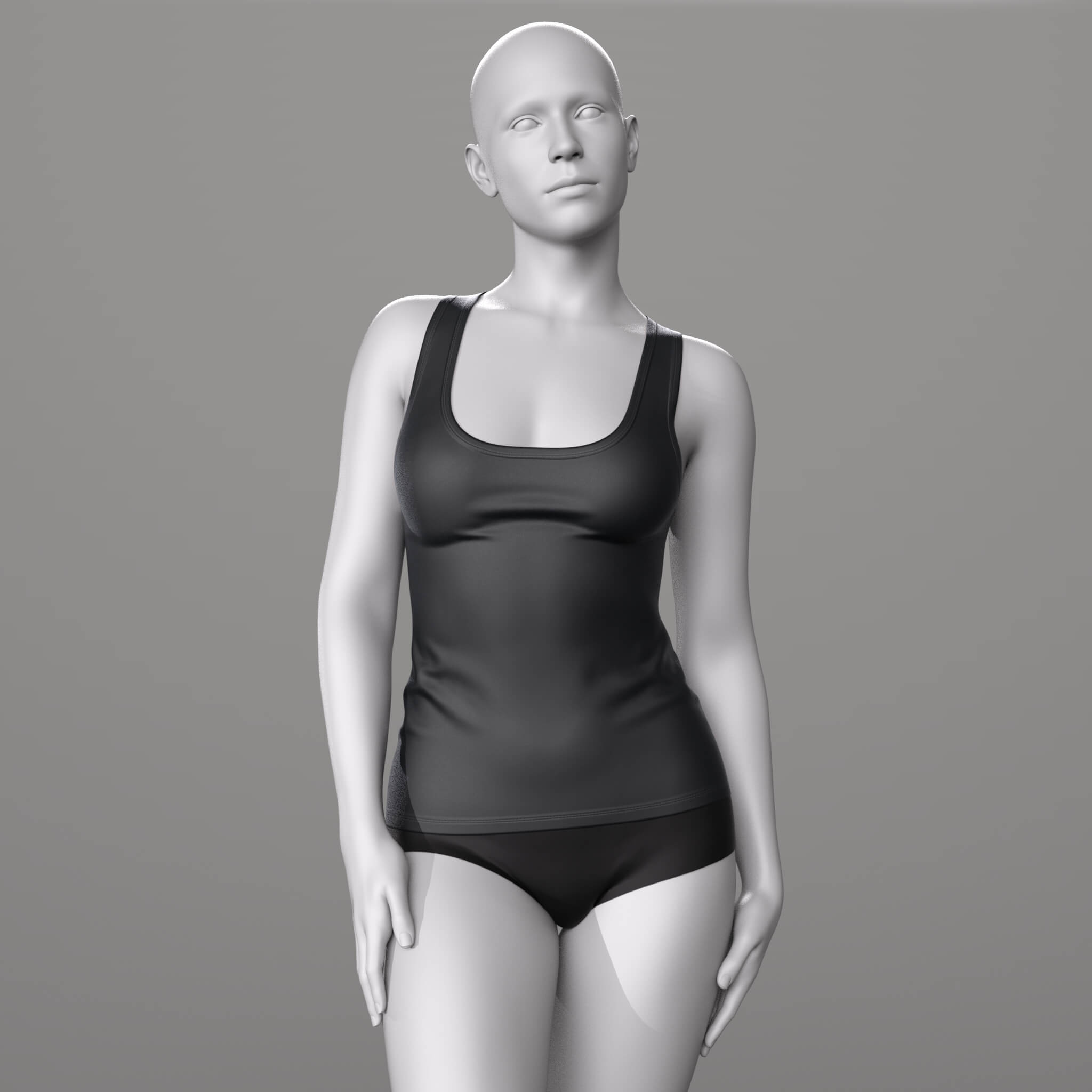 Fitness Tank Top G9 Daz Content