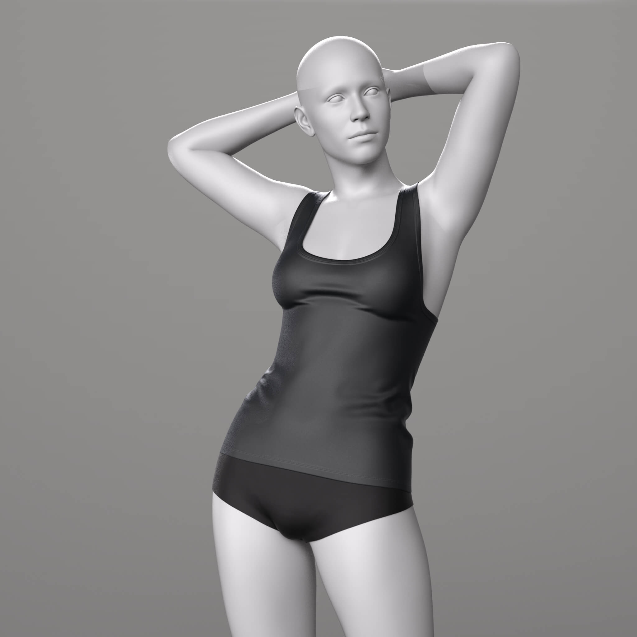 Fitness Tank Top G9 Daz Content