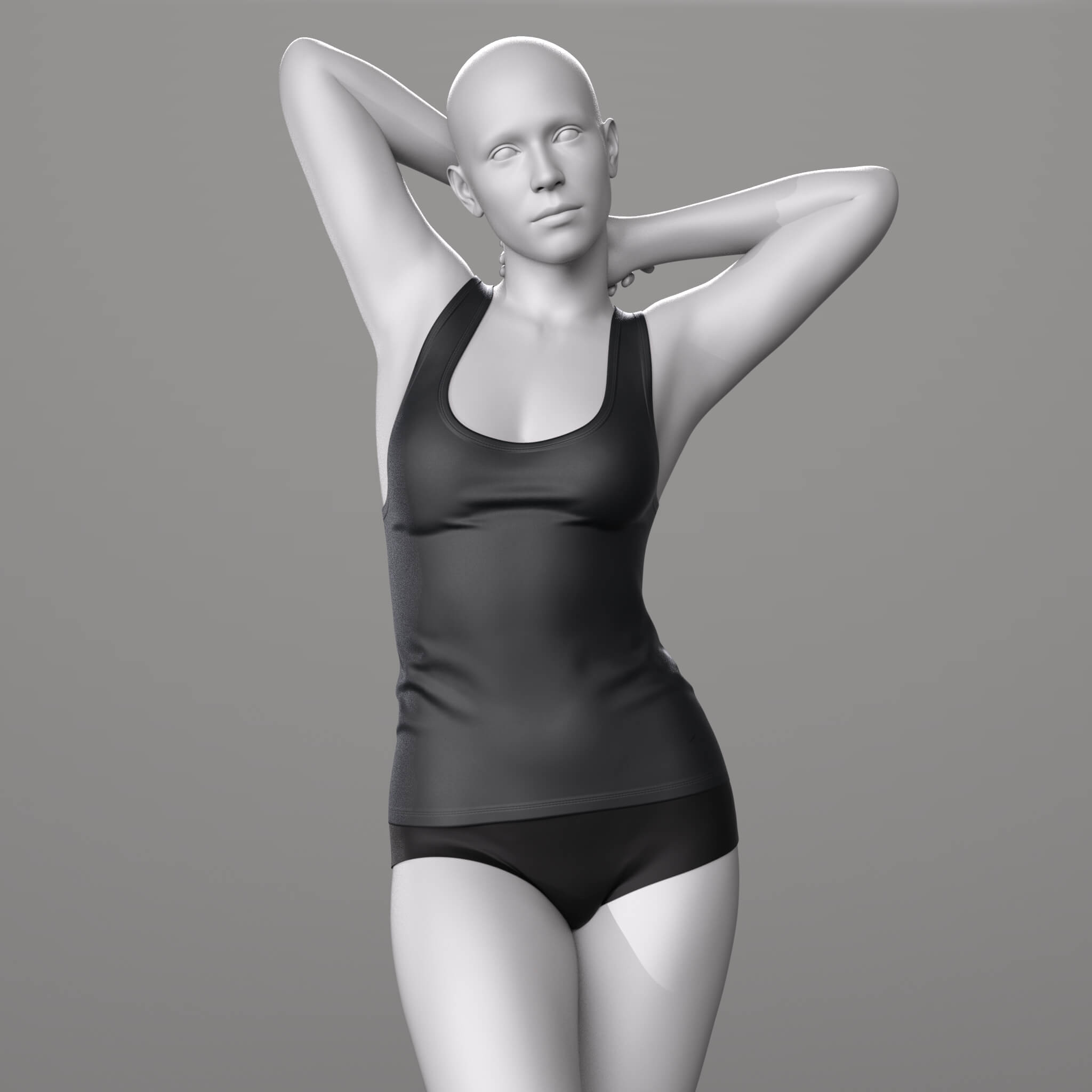 Fitness Tank Top G9 Daz Content