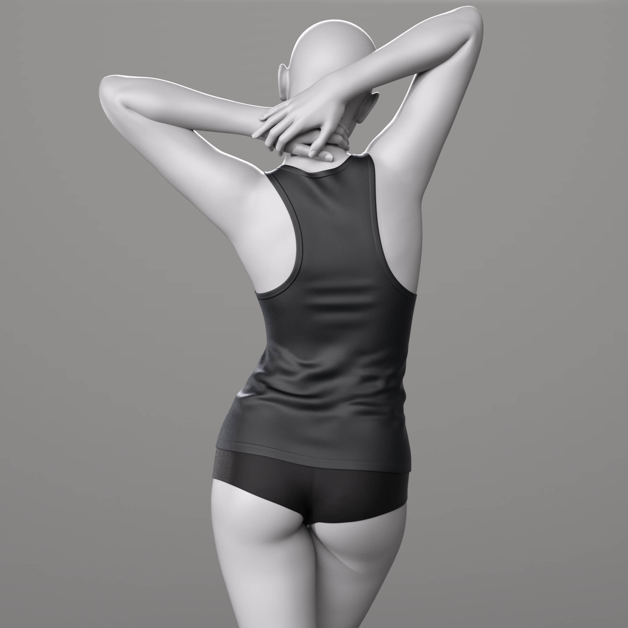 Fitness Tank Top G8F G9 Daz Content