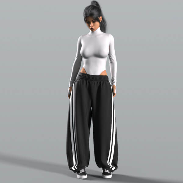 Baggy Sweatpants Bodysuit