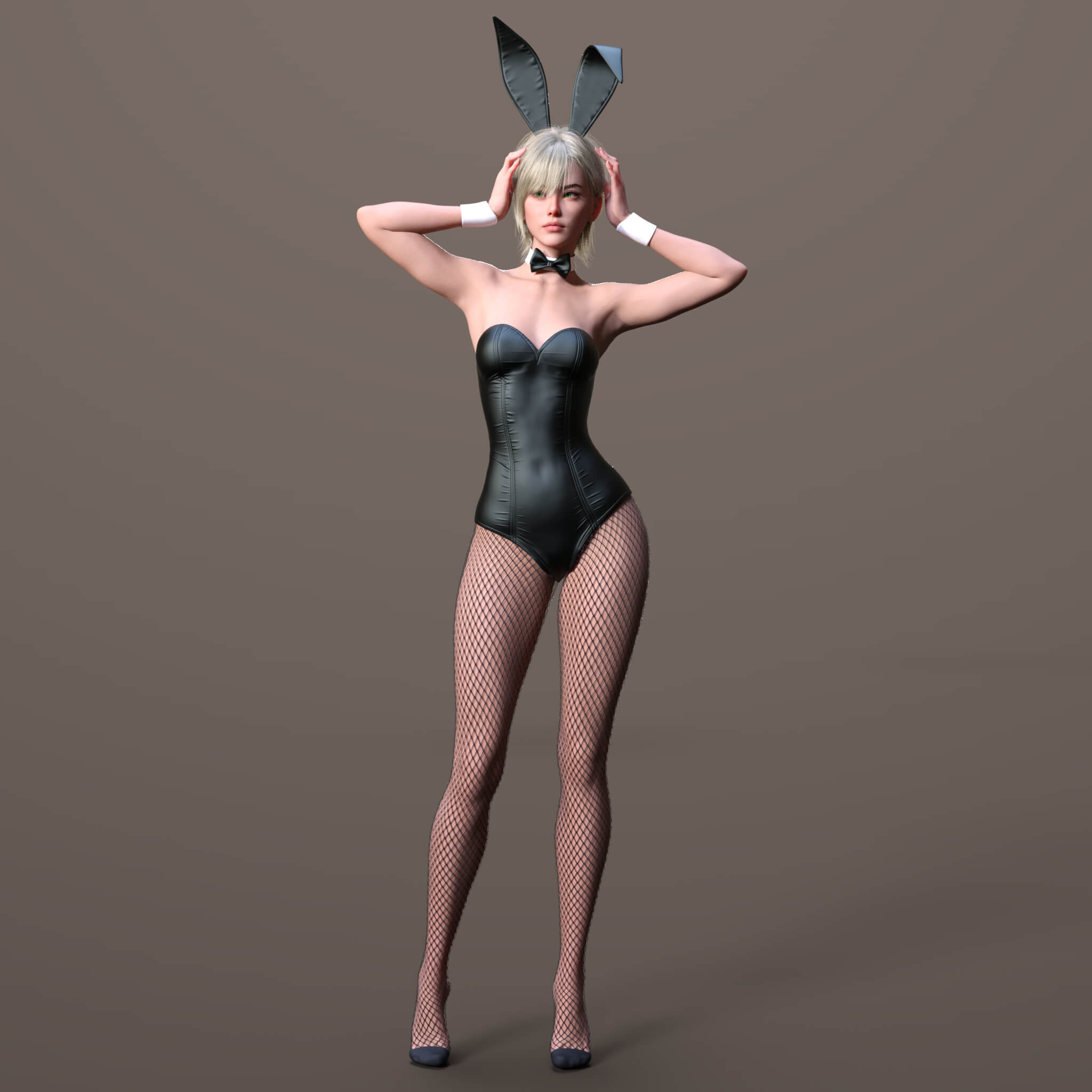 Bunny Outfits 3D Render, Digital Artwork by Elena_Shvets