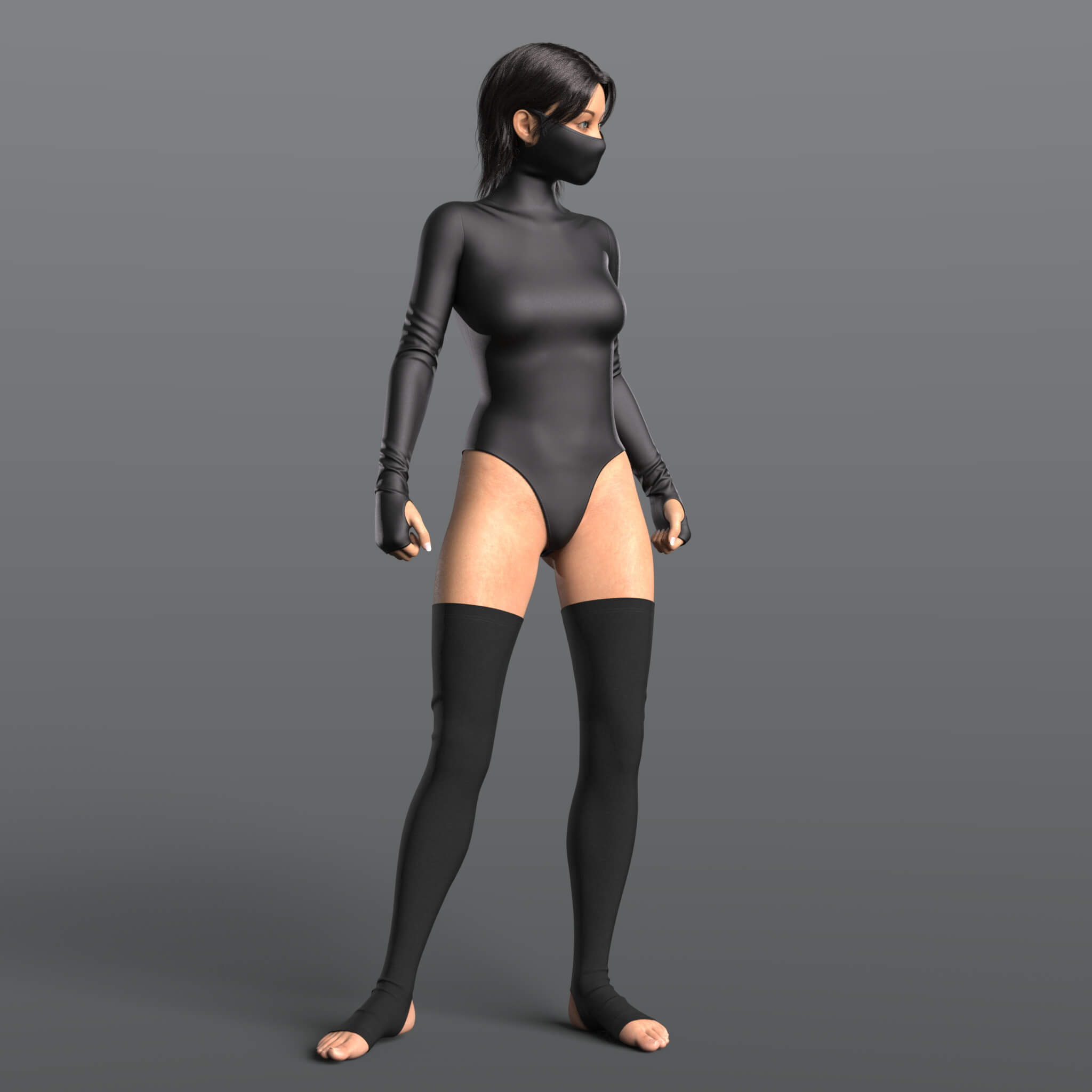 Hood G8 Female 3D Render, Digital Artwork by Elena_Shvets