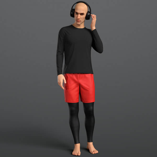 Longsleeve Leggings 02v Shorts 01v Headphones G8M