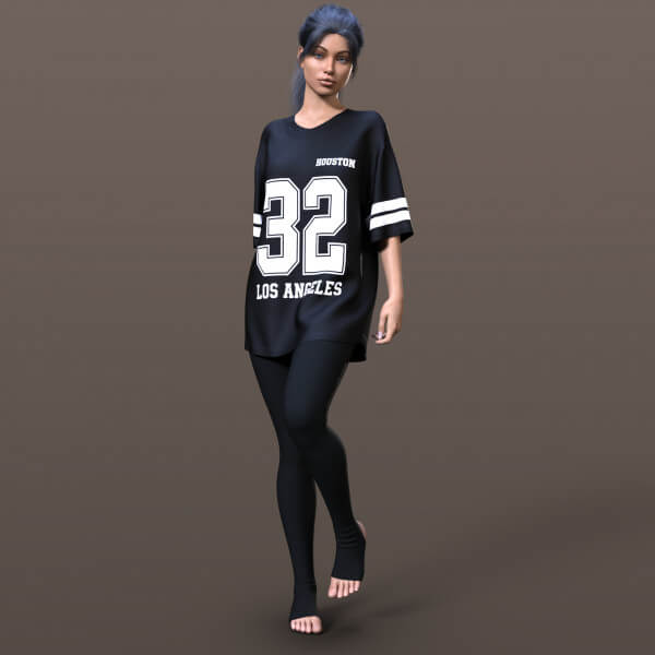 Oversize T-Shirt and Dance Leggings G8F