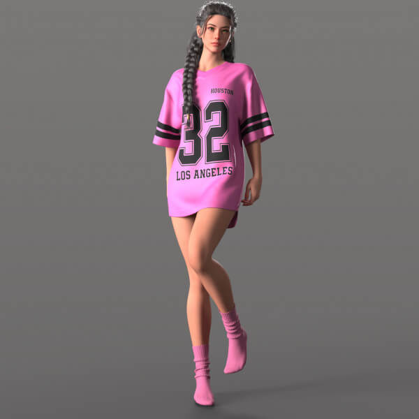 Oversize T-Shirt and Socks G9