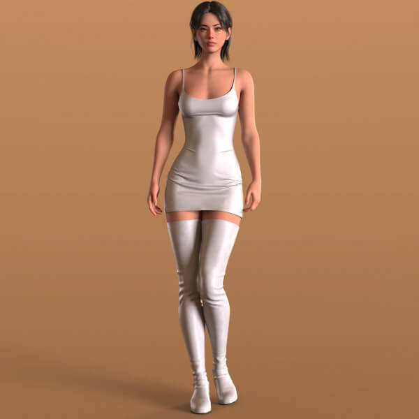 Short Dress 2V and High Boots 4V G9