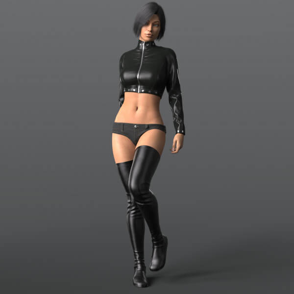 Short Leather Jacket