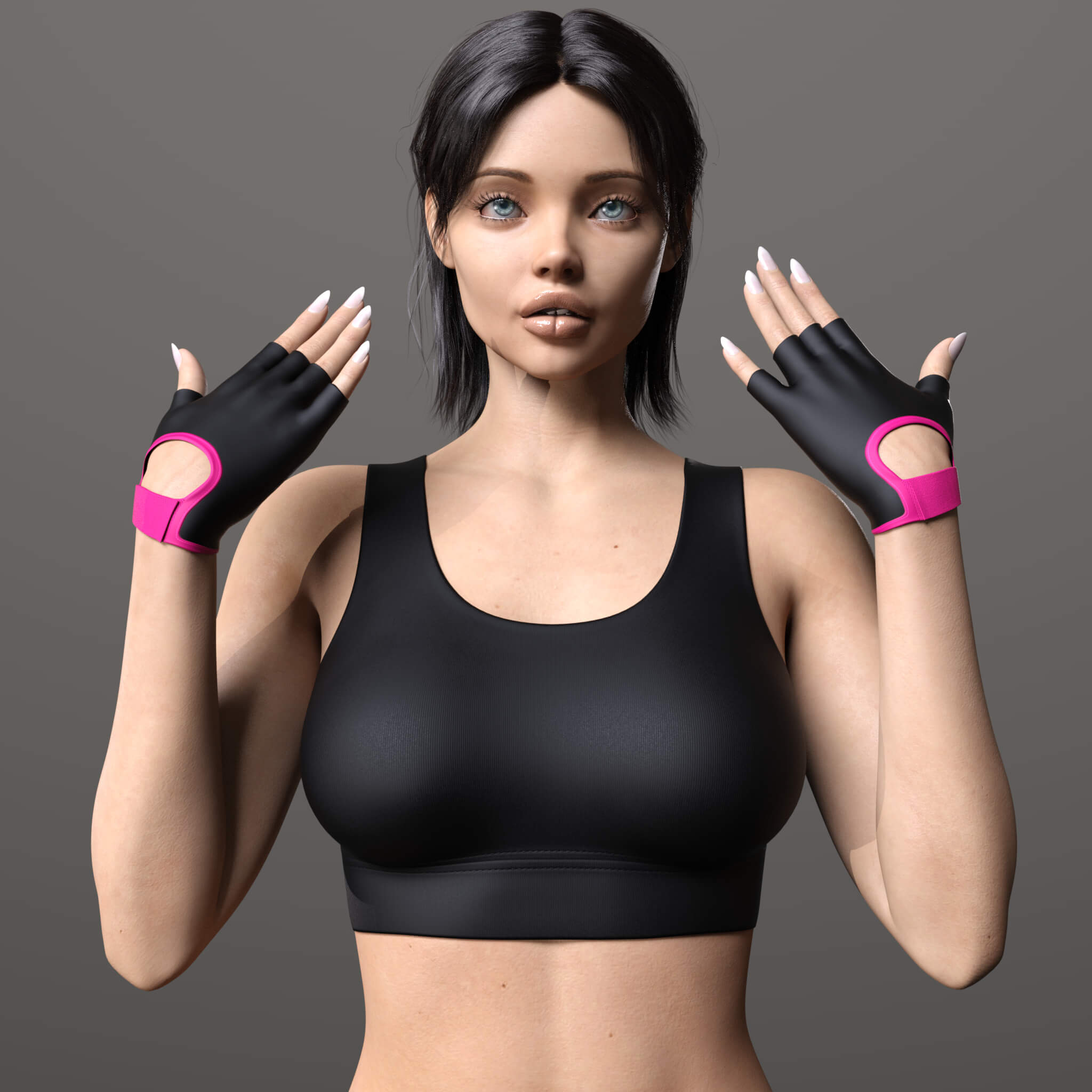 Sports Set 3D Render, Digital Artwork by Elena_Shvets