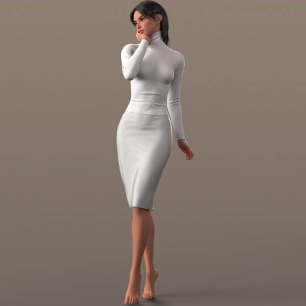 Sweater and Skirt Long G9