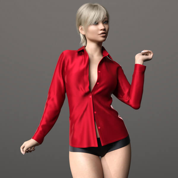 Unbuttoned Blouse