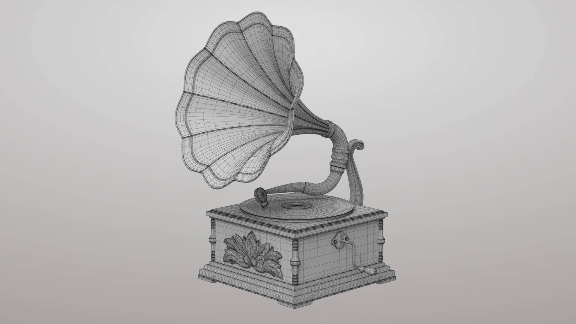 Gramophone 3D Model